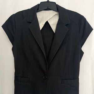 Express Black Short Sleeve Blazer